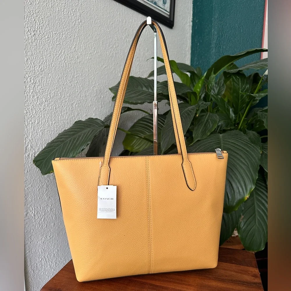 Coach Yellow Tote Bag - Picture 9 of 15